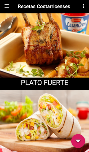 Recetas Costarricenses - Comida Costa Rica Screenshot 1