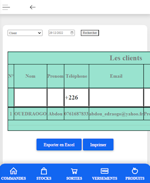 Gestion de stock KAYENDE Screenshot 1