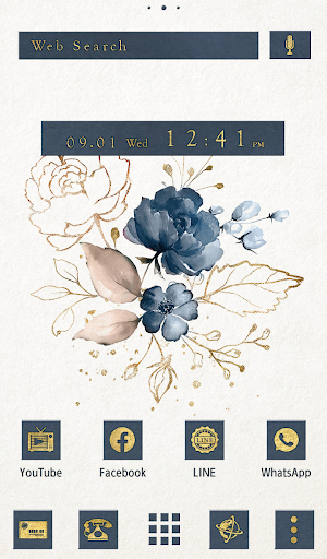 Beautiful Wallpaper Modern Flower Theme Screenshot 0