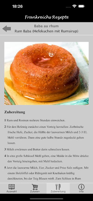 Frankreichs Rezepte Screenshot 1