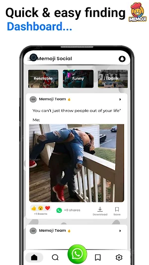 MemojSocial - Funny Memes Screenshot 0