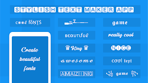 Stylish Text and font generator : cool chat styles Screenshot 0