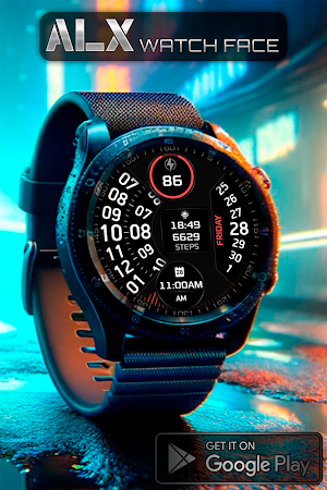 ALX07 Disk Sports Watch Face Screenshot 0