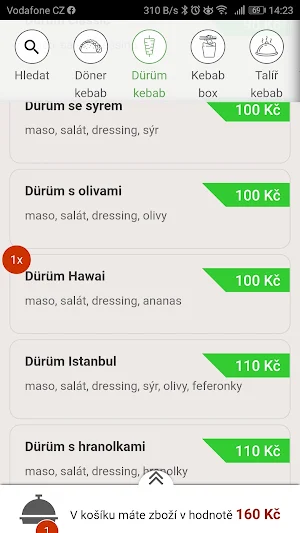 Kebab pizza Žatec Screenshot 3