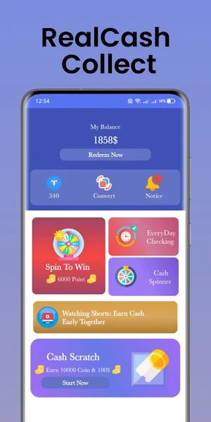 RealCash Collect - AmazingEarn Screenshot 0