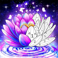 Flower Paint by Number
