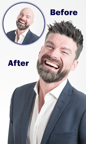 Man Hair Mustache Beard Editor Screenshot 0