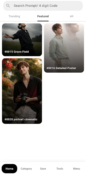 Prompt Gallery - AI Library Screenshot 2