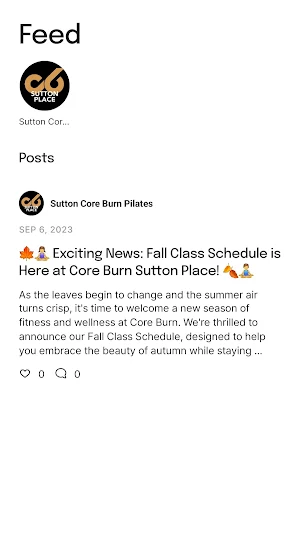 Core Burn Pilates Screenshot 2