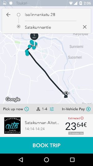 Aitotaksi Pori ja Ulvila screenshot 3