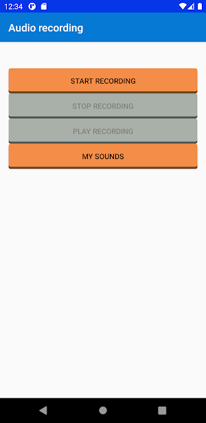 Sound recorder Screenshot 0