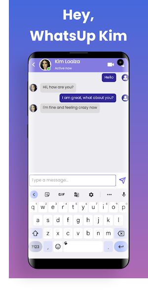 Kim Loaiza Fake Call & Chat Screenshot 3