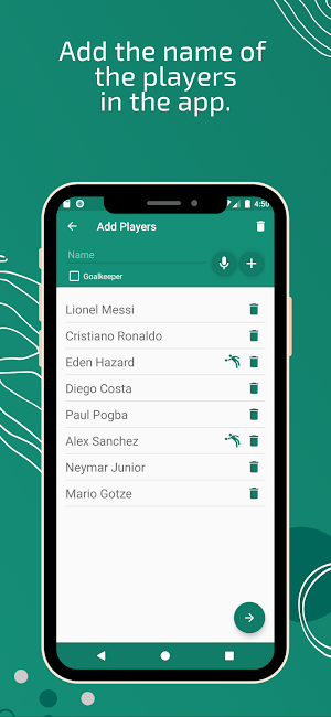 Game Teams Generator - Players Draw Screenshot 1