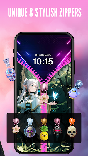 ZipStyle – Zipper Lock Screen Screenshot 3