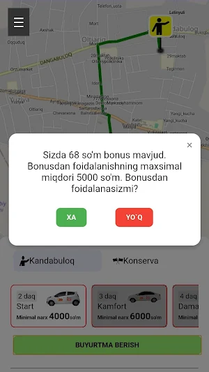 Akbarobod Taxi Screenshot 1