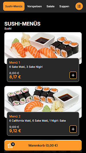 Japona Sushi Lieferservice Screenshot 3