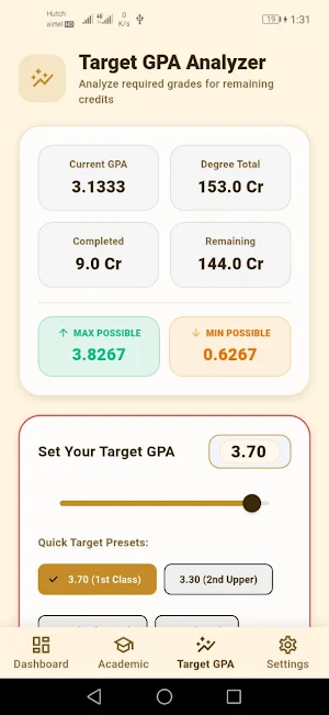 GPA Calculator: Sri Lanka Uni Screenshot 3