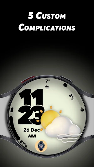 Pixel Weather 2 - Watch face Screenshot 3