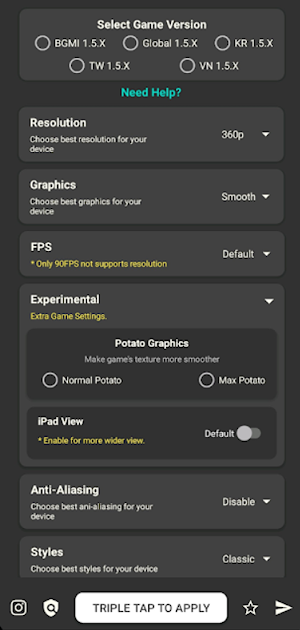 Macro Sensi Booster Gfx Max Screenshot 1