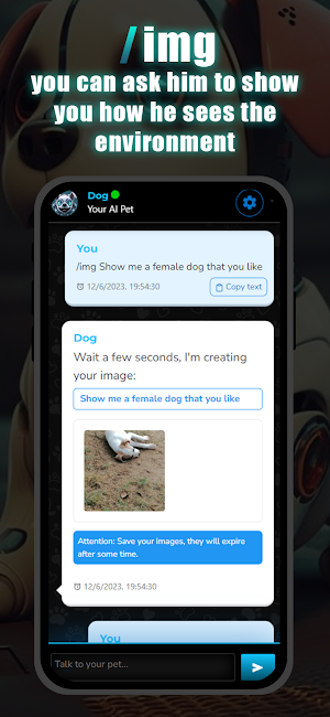 AI Chat Pet Game build on GPT Screenshot 3
