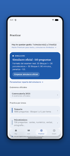 Auxiliar Administrativo Estado Screenshot 1