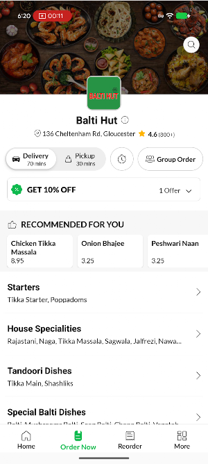 Balti Hut Screenshot 1