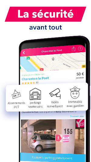 Yespark: parking lot rental Screenshot 2