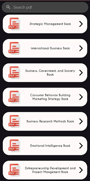 MBA - Study App Screenshot 3