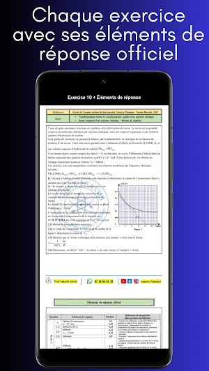Chimie 2BAC Cinétique Screenshot 1