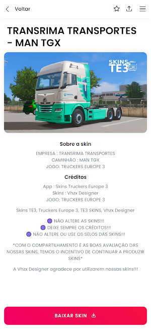 Skins Truckers Of Europe 3 Screenshot 2