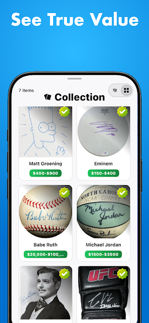 Autograph Identifier: AI Scan Screenshot 2