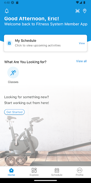 Fitness System Member App Screenshot 0