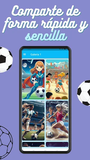 Fondos Fútbol Femenino Screenshot 1