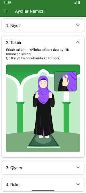 Namoz o'qishni o'rganish Screenshot 2
