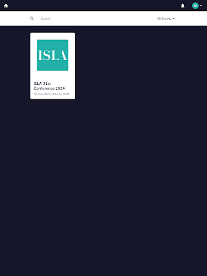ISLA Events Screenshot 3