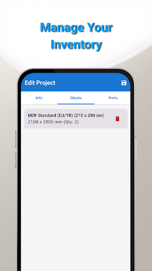 SmartCut: Cut List Optimizer Screenshot 3