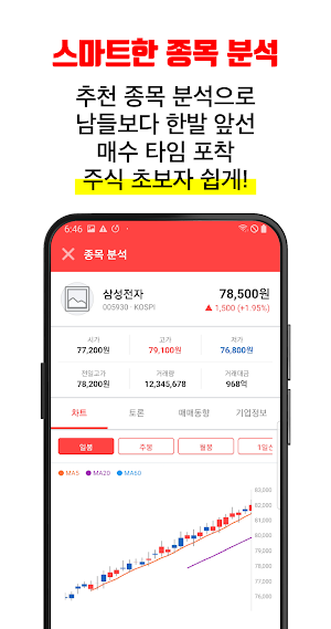 이 순간 상승주 - 급등주 추천, 증권 시황 포착 Screenshot 1