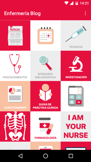 Enfermería Blog Screenshot 0