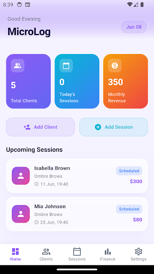 MicroLog Screenshot 0