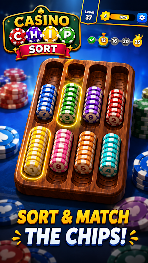 Casino Chip Sort Screenshot 3