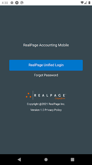 RealPage Accounting Mobile Screenshot 0