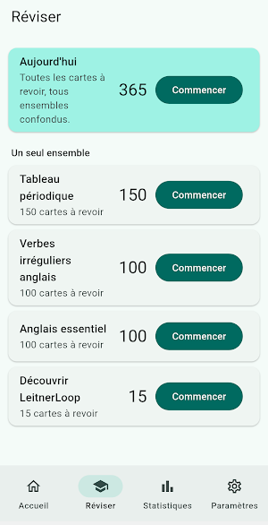 LeitnerLoop Screenshot 2