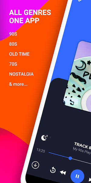 90s 80s 70s 60s 50s Music - Radio and Podcasts Screenshot 0