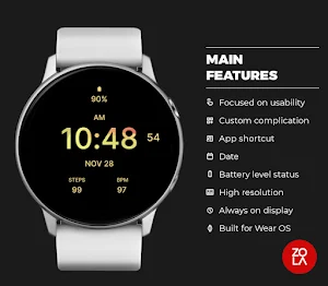 Pure Sunset Watch Face Screenshot 1