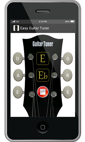 Easy Guitar Tuner Screenshot 0