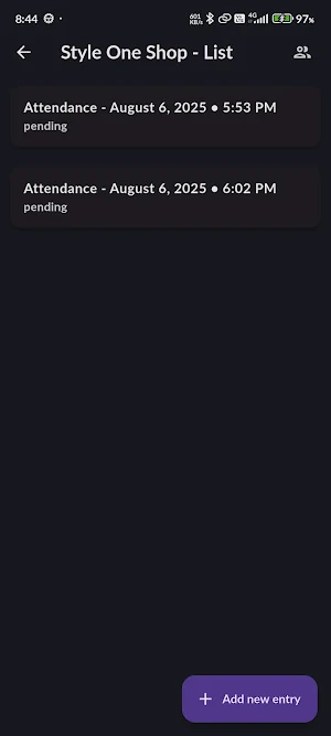 Yaash Attendance Screenshot 3
