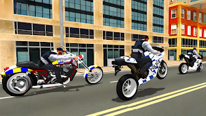 Police Moto Bike Mafia Chase Screenshot 1
