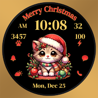 AZ270ChristmasCatWatchFace