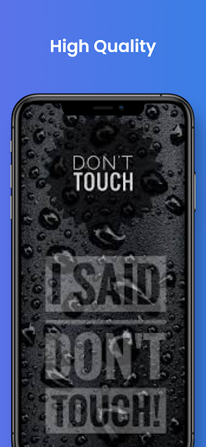 Don’t touch my phone wallpaper Screenshot 3