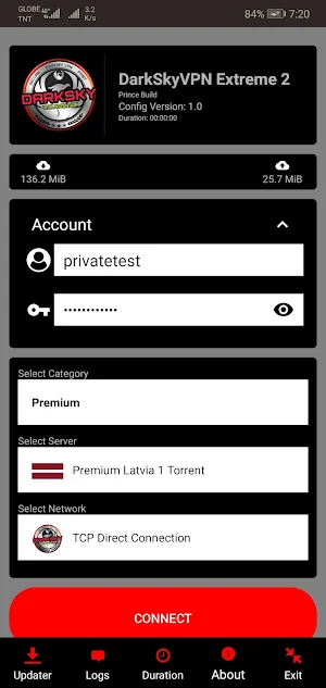 DarkSkyVPN Extreme 2 Screenshot 1